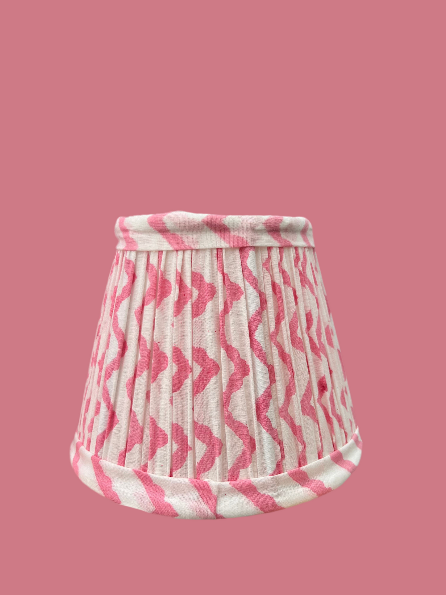 PINK EMPIRE PLEATED LAMPSHADE