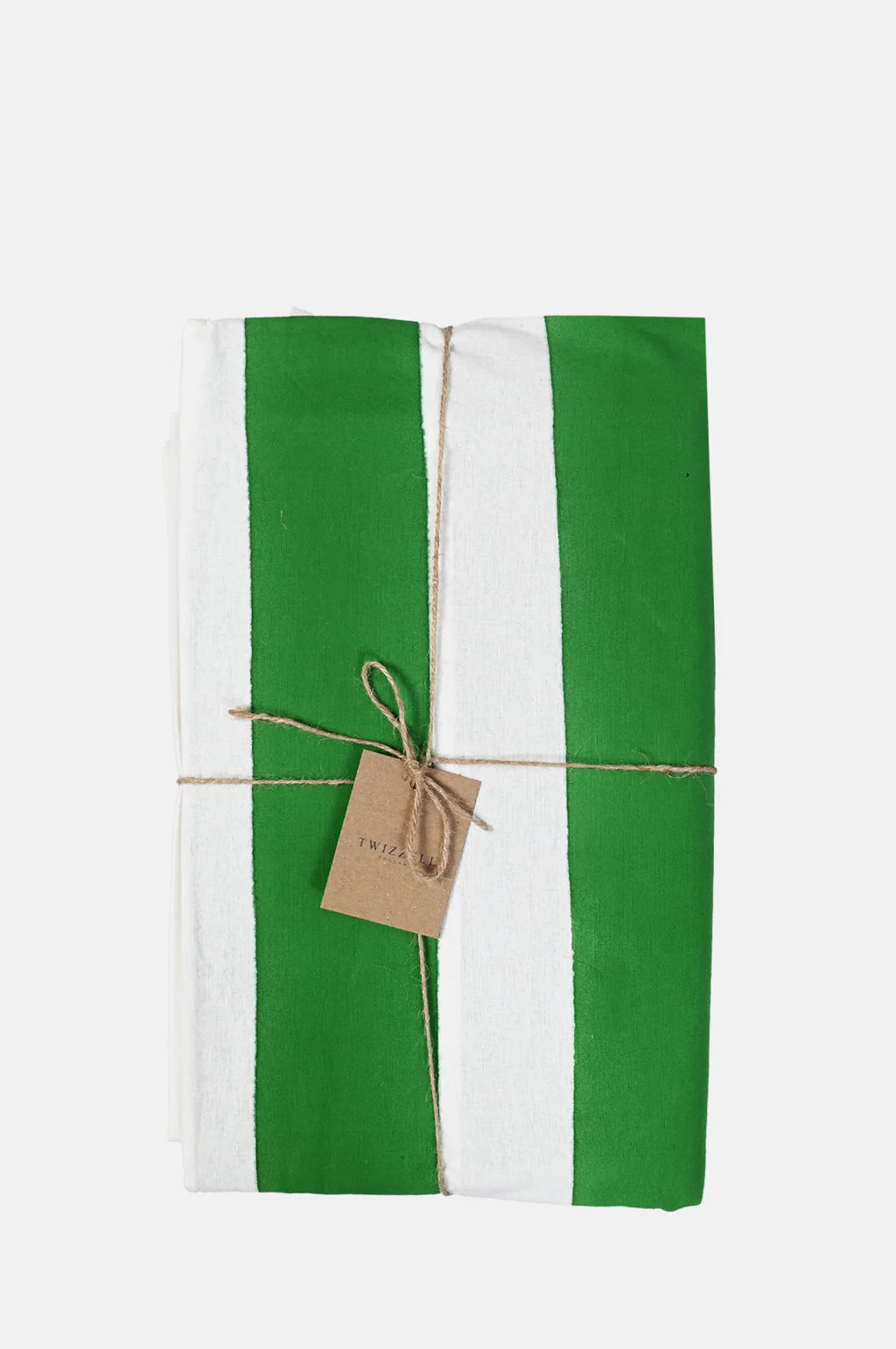 Green Stripe Tablecloth